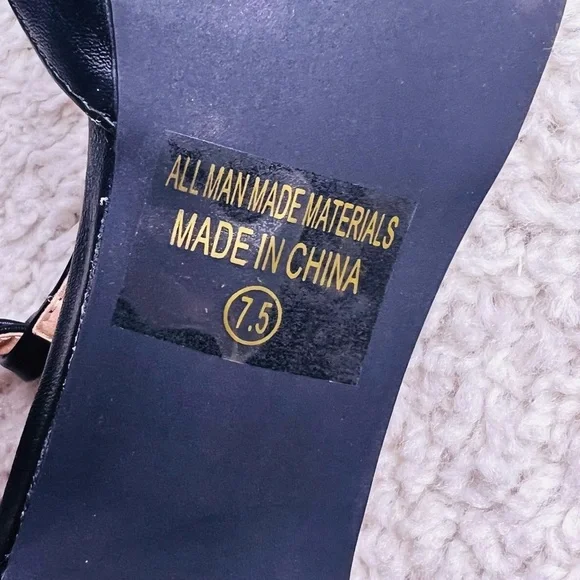 WOMENS CHASE AND CHLOE BLACK HEELS SIZE 7.5 GUC - Picture 11 of 13